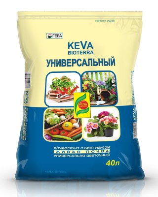 БИОпочвогрунт KEVA BIOTERRA "Универсальный" 40л