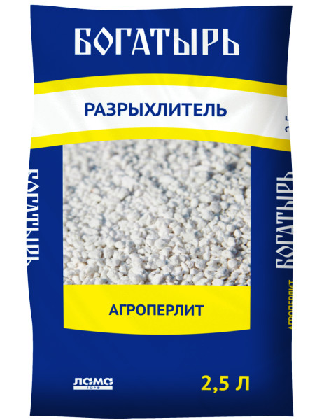 Агроперлит "Богатырь разрыхлитель" 2.5л